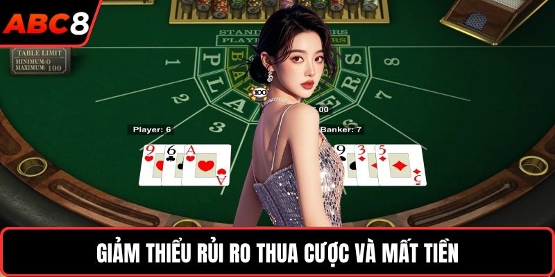 Giảm thiểu rủi ro thua cược và mất tiền