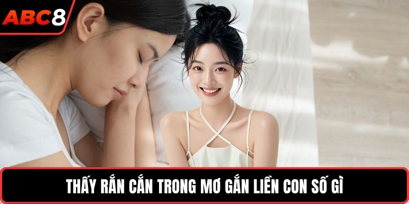 Thấy rắn cắn trong mơ gắn liền con số gì