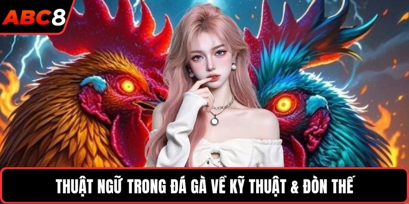 Thuật ngữ trong đá gà về kỹ thuật & đòn thế
